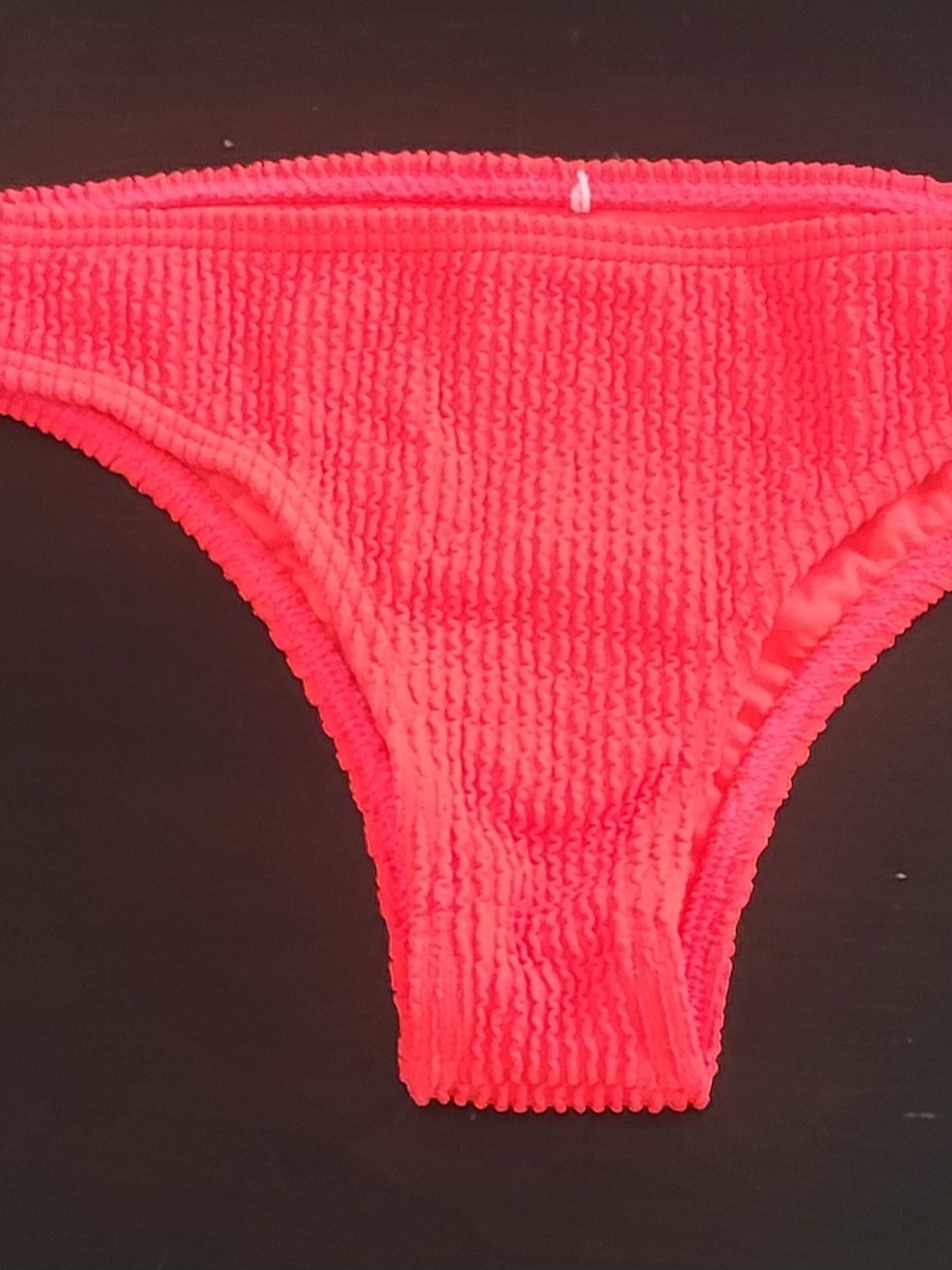 Billabong Neon Coral Ribbed Bikini Bottoms